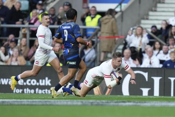 England scores 7 tries beats Japan 52 13 in rugby test AP News